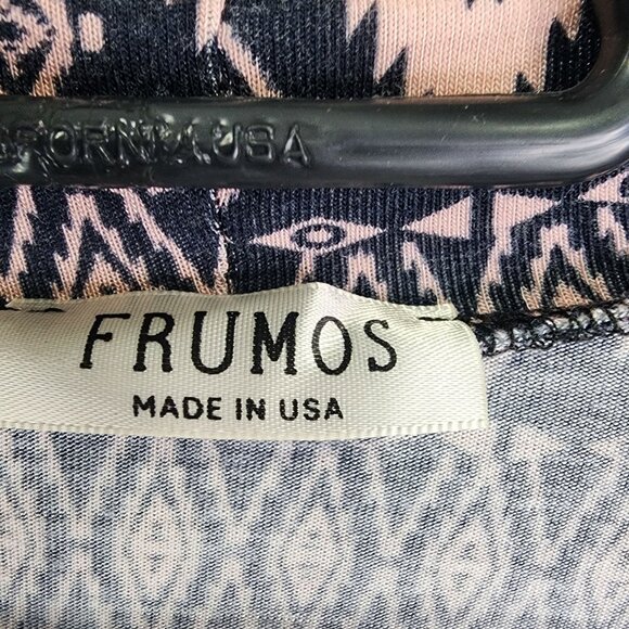 Womens Frumos Aztec Print Open Front Cardigan Jacket Long Sleeve Size 2XL/3XL - Picture 5 of 10